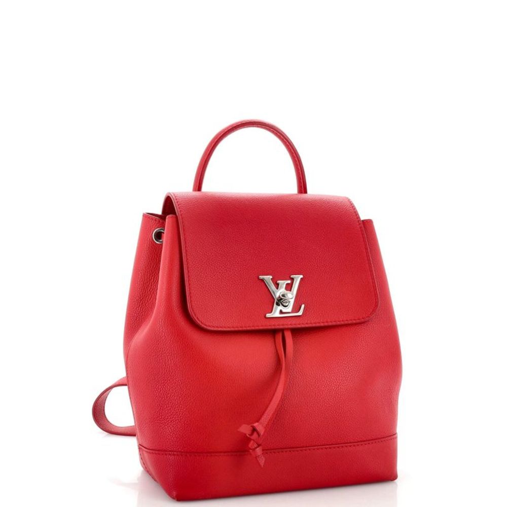 Louis Vuitton Lockme Backpack Leather Red - Picture 2 of 13